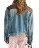 Prada Women's Denim and Leather Blouson Jacket - 4