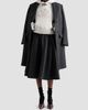 Prada Women's Double Wool Midi-Skirt - 2