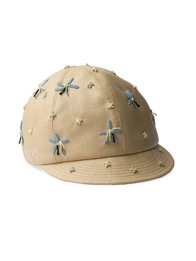 Prada Women's Embroidered Cap