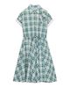 Prada Women's Embroidered Checked Cotton Dress - 1
