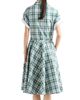 Prada Women's Embroidered Checked Cotton Dress - 3