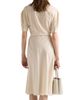 Prada Women's Embroidered Marocain Dress - 3