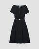 Prada Women's Embroidered Natte Fabric Dress - 1