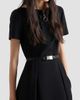 Prada Women's Embroidered Natte Fabric Dress - 6