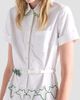 Prada Women's Embroidered Old Reps Cloth Dress - 4