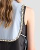 Prada Women's Embroidered Poplin Tie Vest - 6
