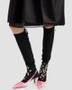 Prada Women's Embroidered Satin Slingback Pumps - 6
