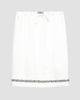 Prada Women's Embroidered Slubbed Fabric Skirt - 1