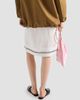 Prada Women's Embroidered Slubbed Fabric Skirt - 4