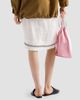 Prada Women's Embroidered Slubbed Fabric Skirt - 5
