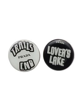 Prada Women's Enameled Metal Brooches