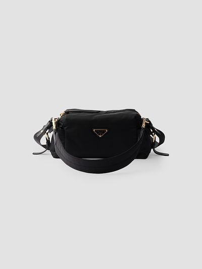 Prada Women's Explore Small Re-Nylon and Leather Shoulder Bag
