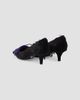 Prada Women's Feather Embellished Satin Pumps - 3