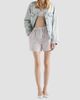 Prada Women's Floral Print Old Linen Shorts - 2