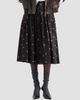 Prada Women's Floral Print Washed Silk Midi-Skirt - 2