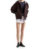 Prada Women's Hooded Rush Stitch Jacket - 7