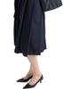Prada Women's Hopsack and Technical Fabric Midi-Skirt - 4