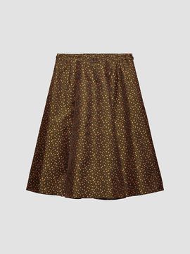 Prada Women's Jacquard Duchesse Skirt