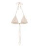 Prada Women's Jersey Triangle Bikini Top with Rhinestones - 1
