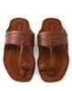Prada Women's Made in India Inspired by Kolhapuri Chappal Leather Sandals - 4