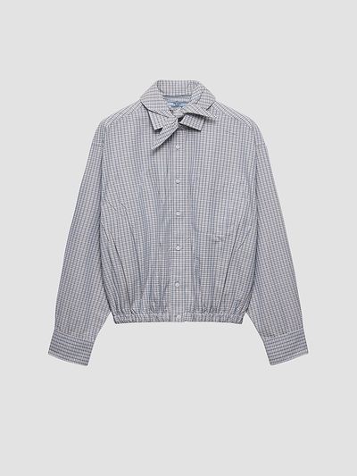 Prada Women's Madras Fabric Shirt