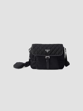 Prada Women's Medium Quilted Re-Nylon Shoulder Bag