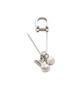 Prada Women's Metal and Pearl Brooch - 2