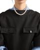 Prada Women's Metal and Pearl Necklace - 2