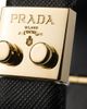 Prada Women's Metal and Saffiano Leather Bracelet - 2