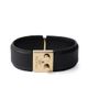 Prada Women's Metal and Saffiano Leather Bracelet - 3