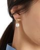 Prada Women's Metal Earrings with Pearls - 2