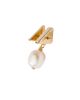 Prada Women's Metal Earrings with Pearls - 3