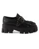 Prada Women's Monolith Studded Leather Loafers - 1