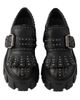 Prada Women's Monolith Studded Leather Loafers - 2