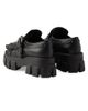Prada Women's Monolith Studded Leather Loafers - 3