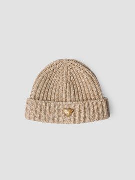Prada Women's Mouliné Cashmere and Wool Beanie