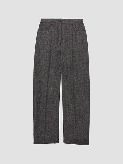 Prada Women's Mouline Wool Pants