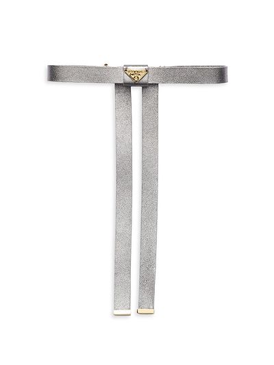 Prada Women's Nappa Leather Hair Clip