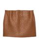 Prada Women's Nappa Leather Mini Skirt - 1