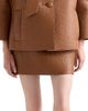 Prada Women's Nappa Leather Mini Skirt - 2