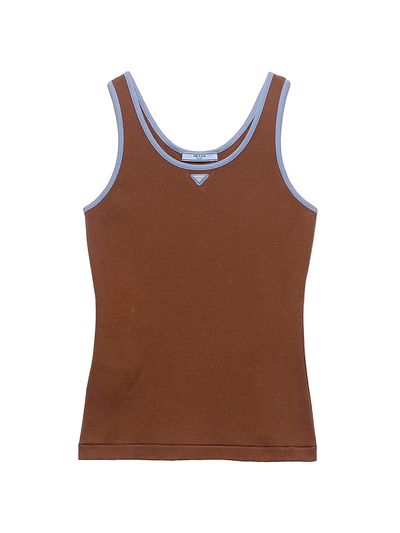 Prada Women's Old Cotton Tank Top