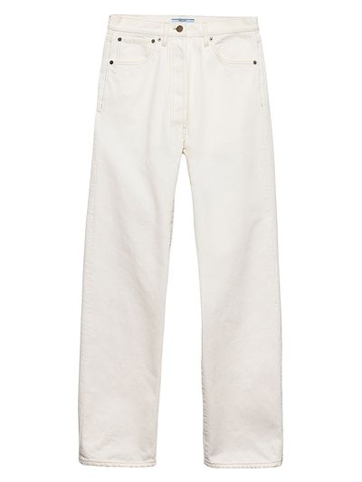 Prada Women's Old Denim Five-Pocket Jeans