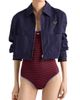 Prada Women's One-Piece Interlock Jersey Swimsuit - 2