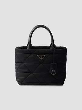 Prada Women's Padded Nylon Top Handle Bag