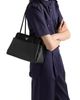 Prada Women's Passage Medium Leather Shoulder Bag with Nylon Flap - 3