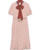 Prada Women's Polka-Dot Marocain Dress - 6