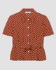 Prada Women's Polka-Dot Marocain Shirt - 1