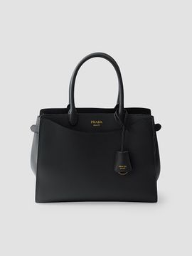 Prada Women's Prelude Large Leather Top Handle Bag