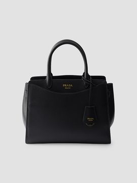 Prada Women's Prelude Medium Leather Top Handle Bag