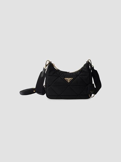 Prada Women's Quilted Re-Nylon Shoulder Bag